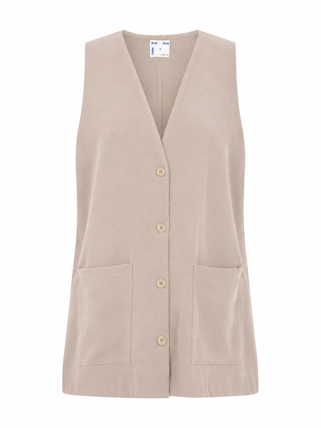 FREE WILL DRESS/VEST IN SAND