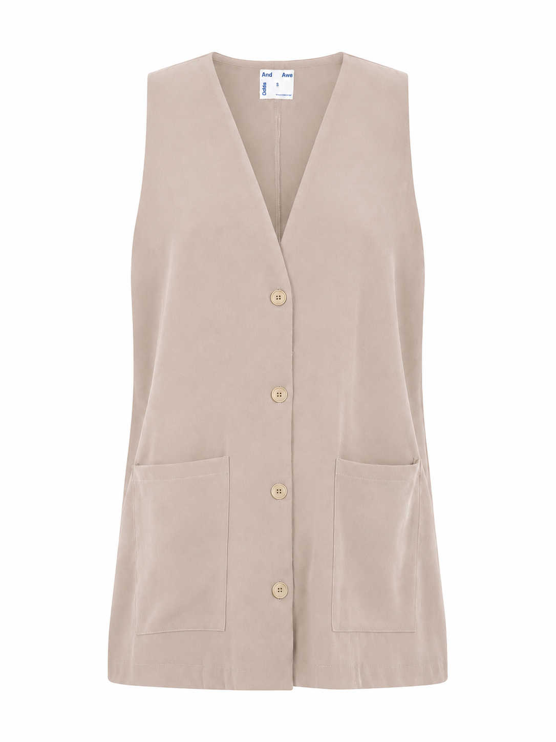 FREE WILL DRESS/VEST IN SAND