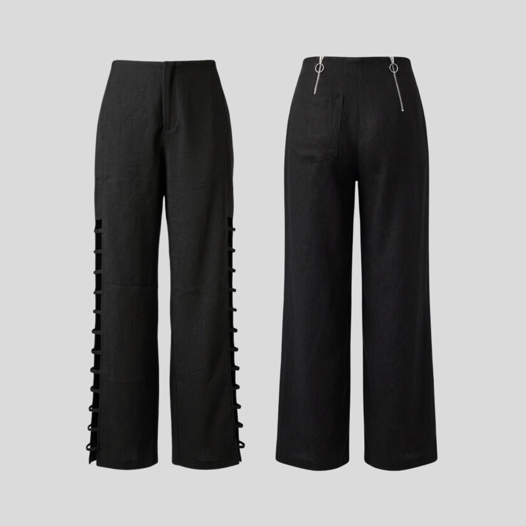 OPEN MIND PANTS IN BLACK