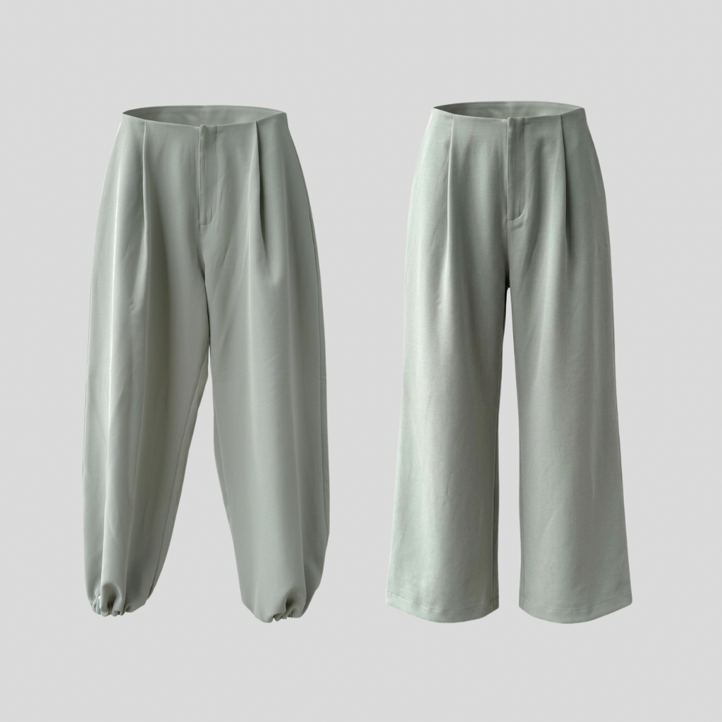 A LITTLE CAOS PANTS IN SAGE