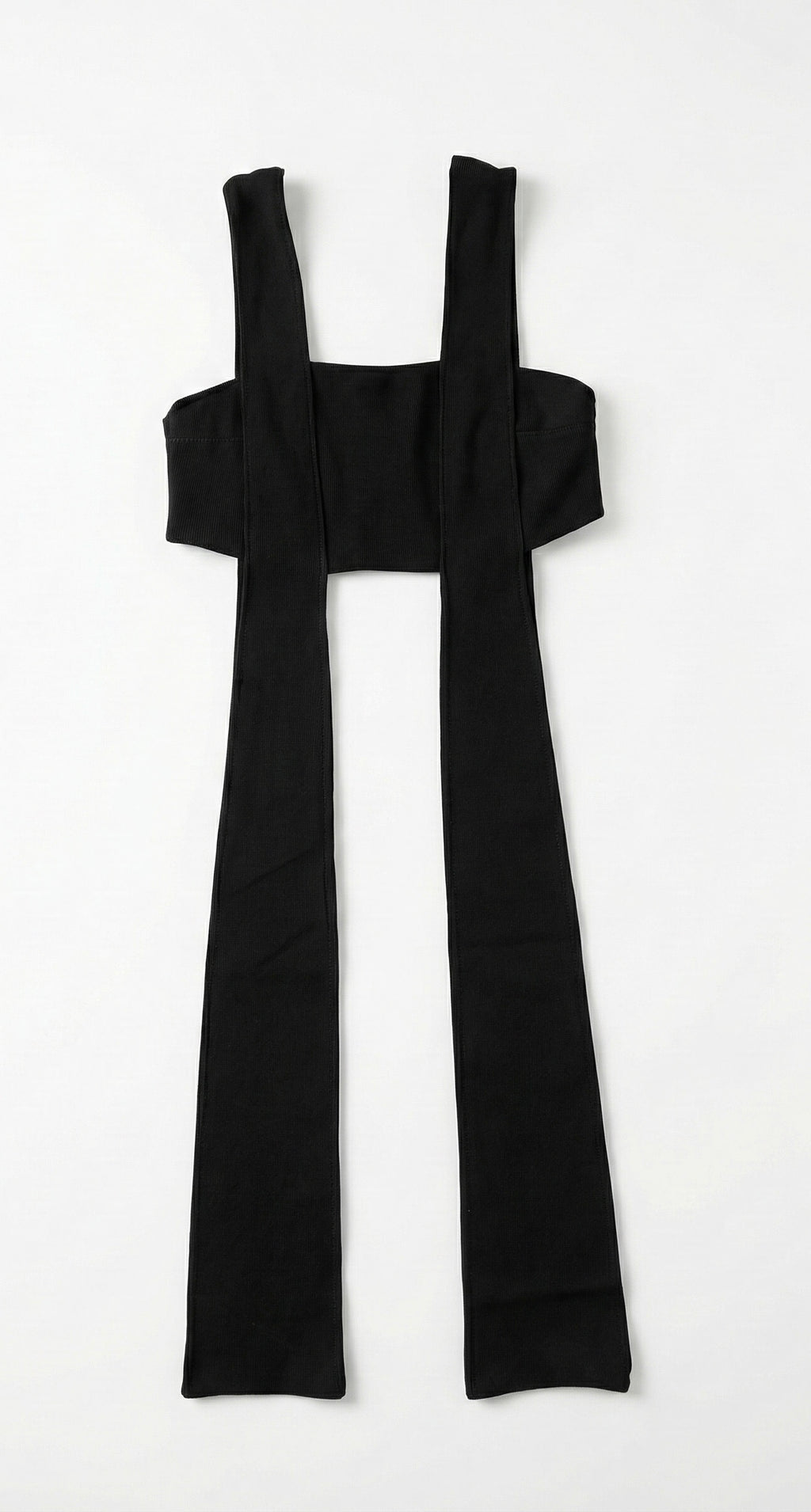 THE DOUBLE TAKE TOP IN BLACK