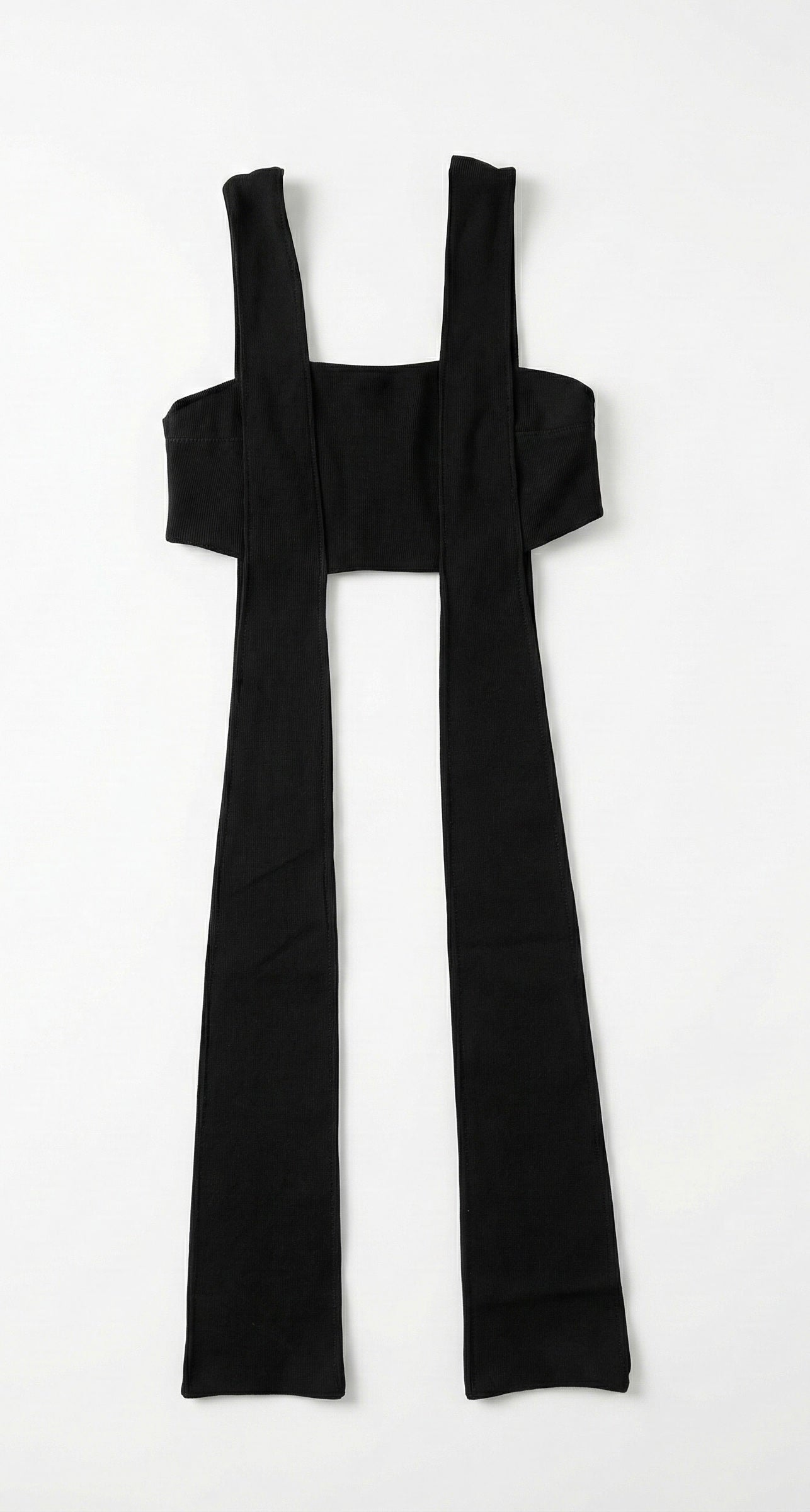 THE DOUBLE TAKE TOP IN BLACK