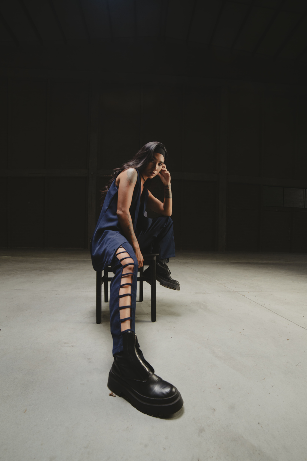OPEN MIND PANTS IN NAVY