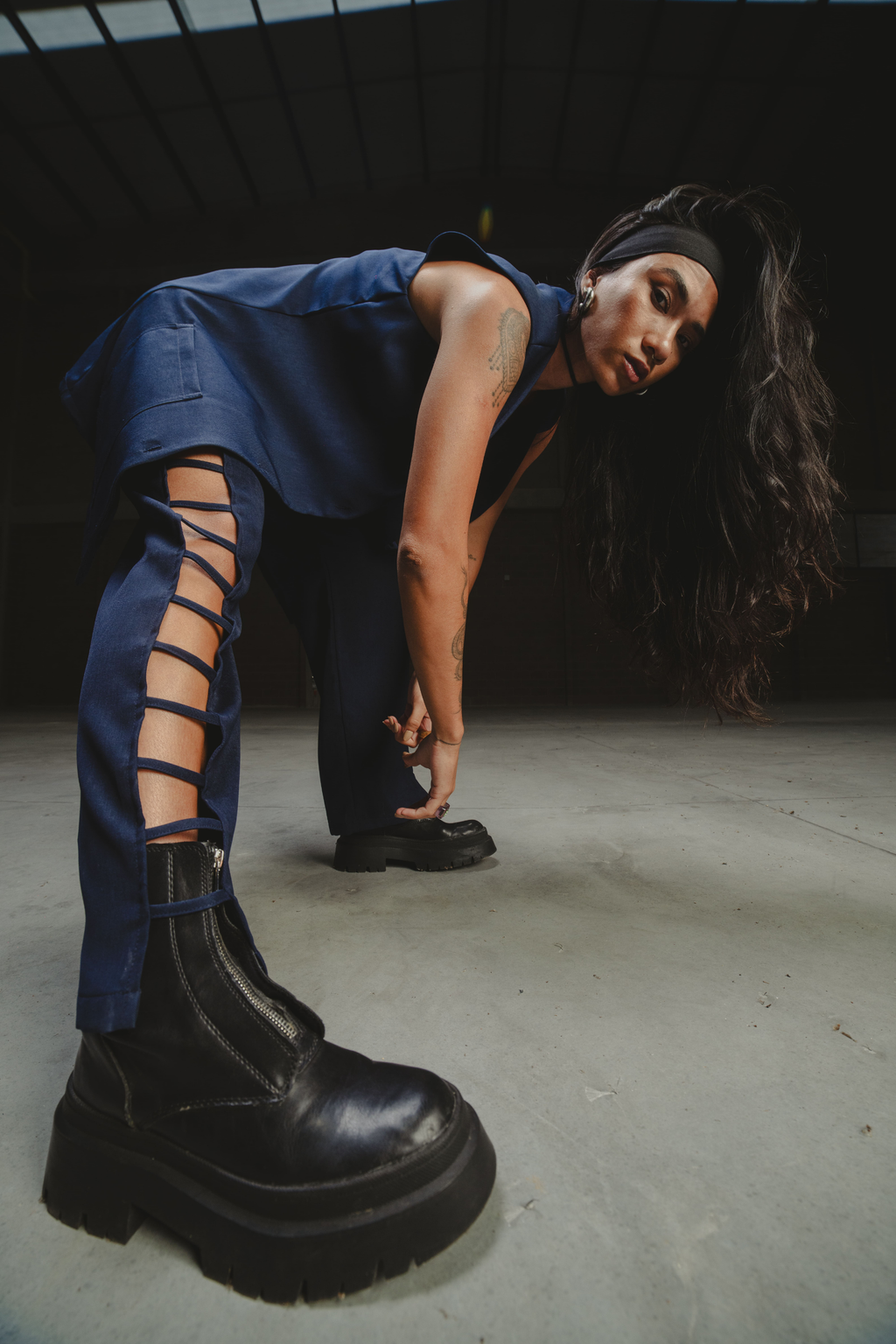 OPEN MIND PANTS IN NAVY