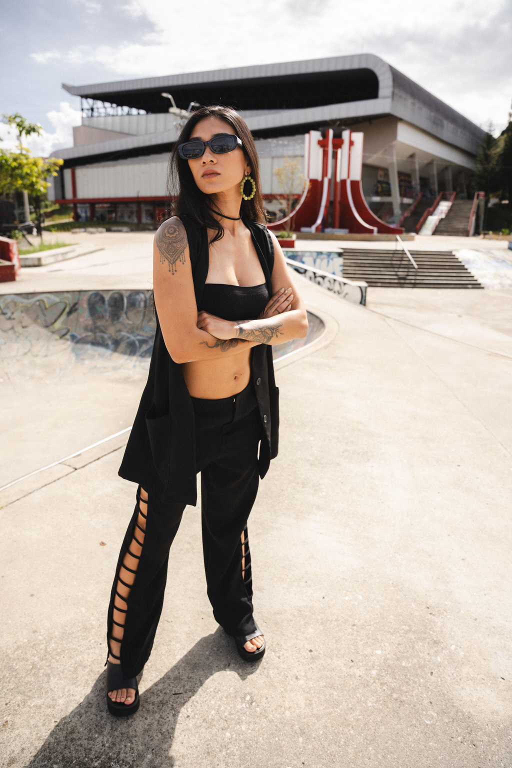 OPEN MIND PANTS IN BLACK