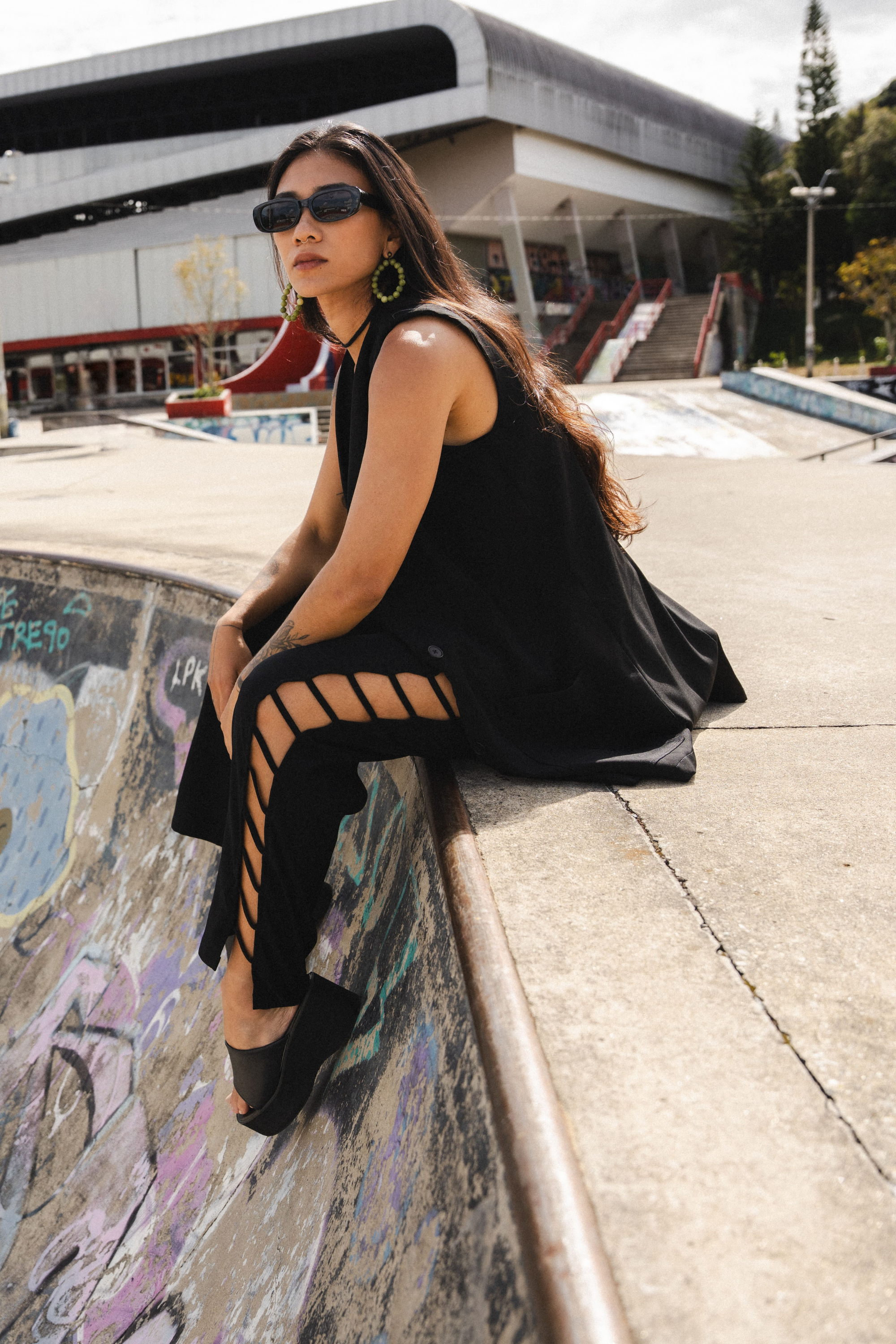 OPEN MIND PANTS IN BLACK