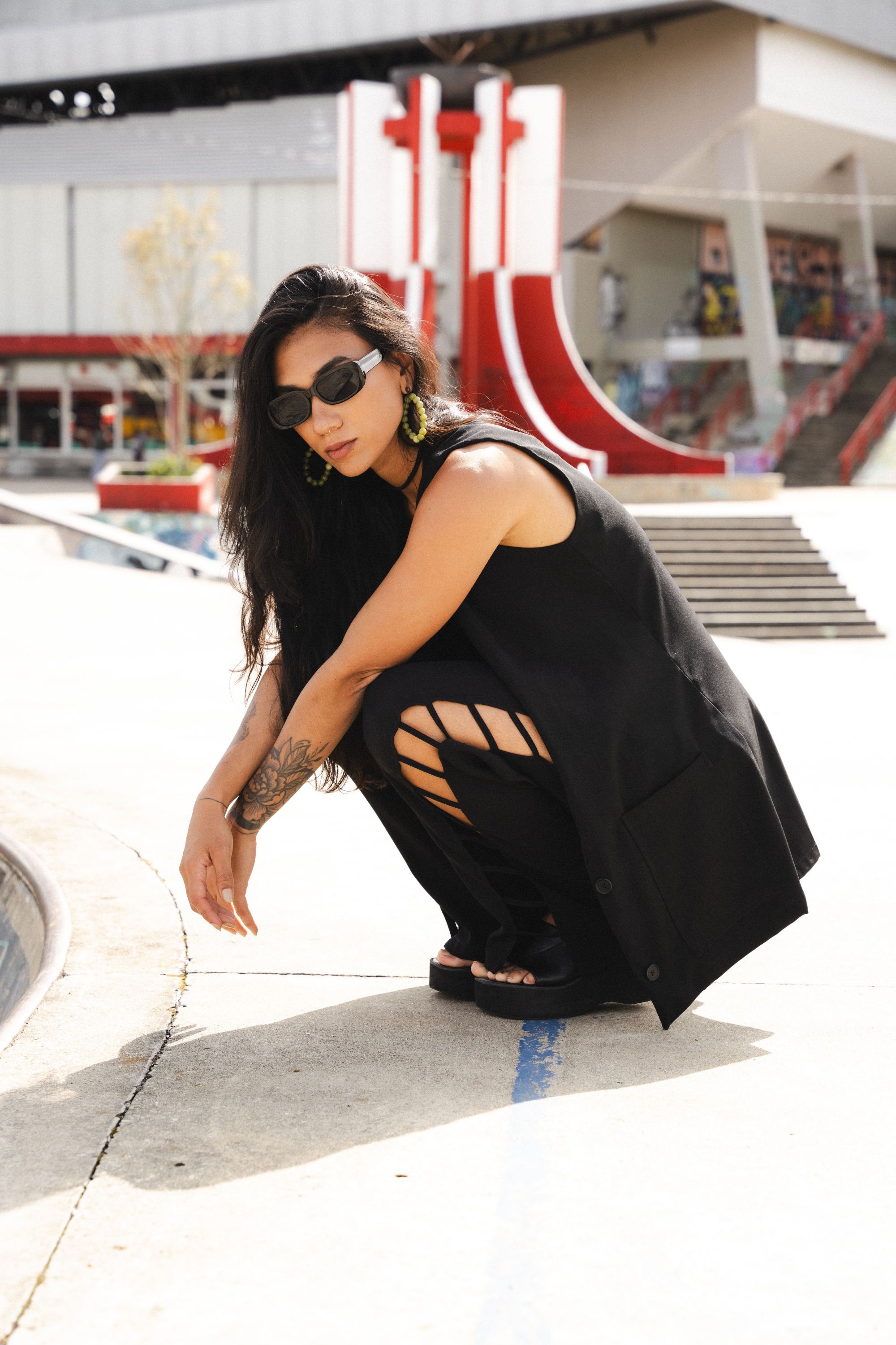 OPEN MIND PANTS IN BLACK