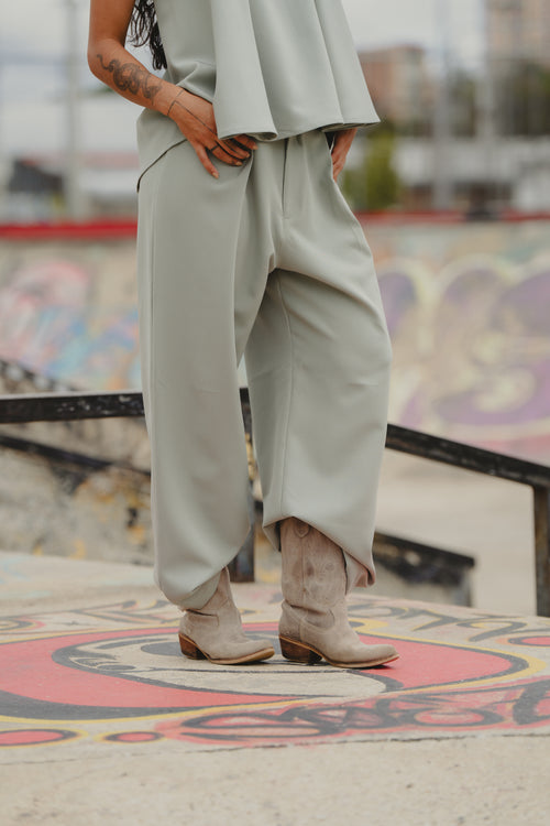 A LITTLE CHAOS PANTS IN SAGE